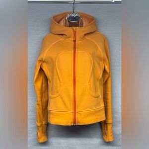 Lululemon Scuba Full Zip Hoodie - Bright Yellow - Size 10
